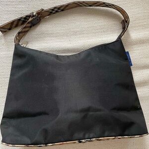 Burberry Black and Tan Shoulder Bag